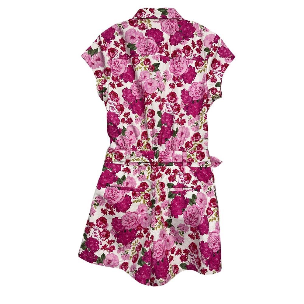 Generation Love Floral Fuchsia Morgan Romper Size 8 - Picture 3 of 5